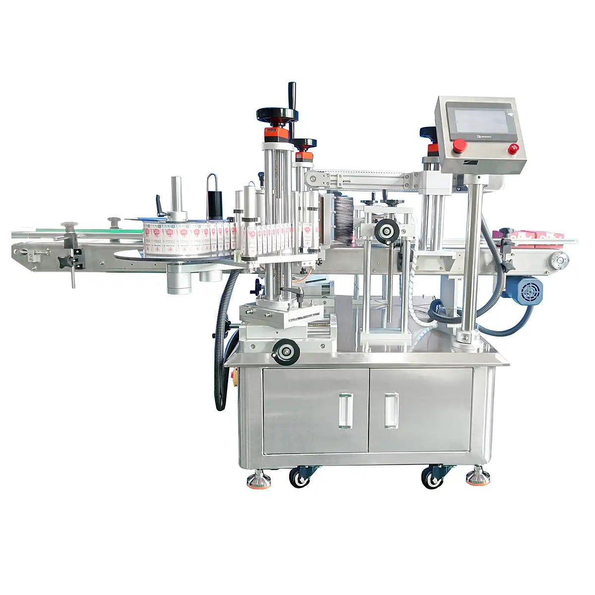 Packaging Box Side Sticker Labeling Machine, Full Automatic Packaging Box Sealer Corner Labeler