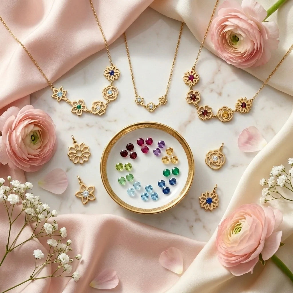 Birth Flower Necklace