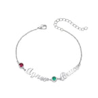 personalized bracelet. personalized name bracelet, personalized birthstone bracelet