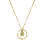 birthstone, necklace, birthstone necklace