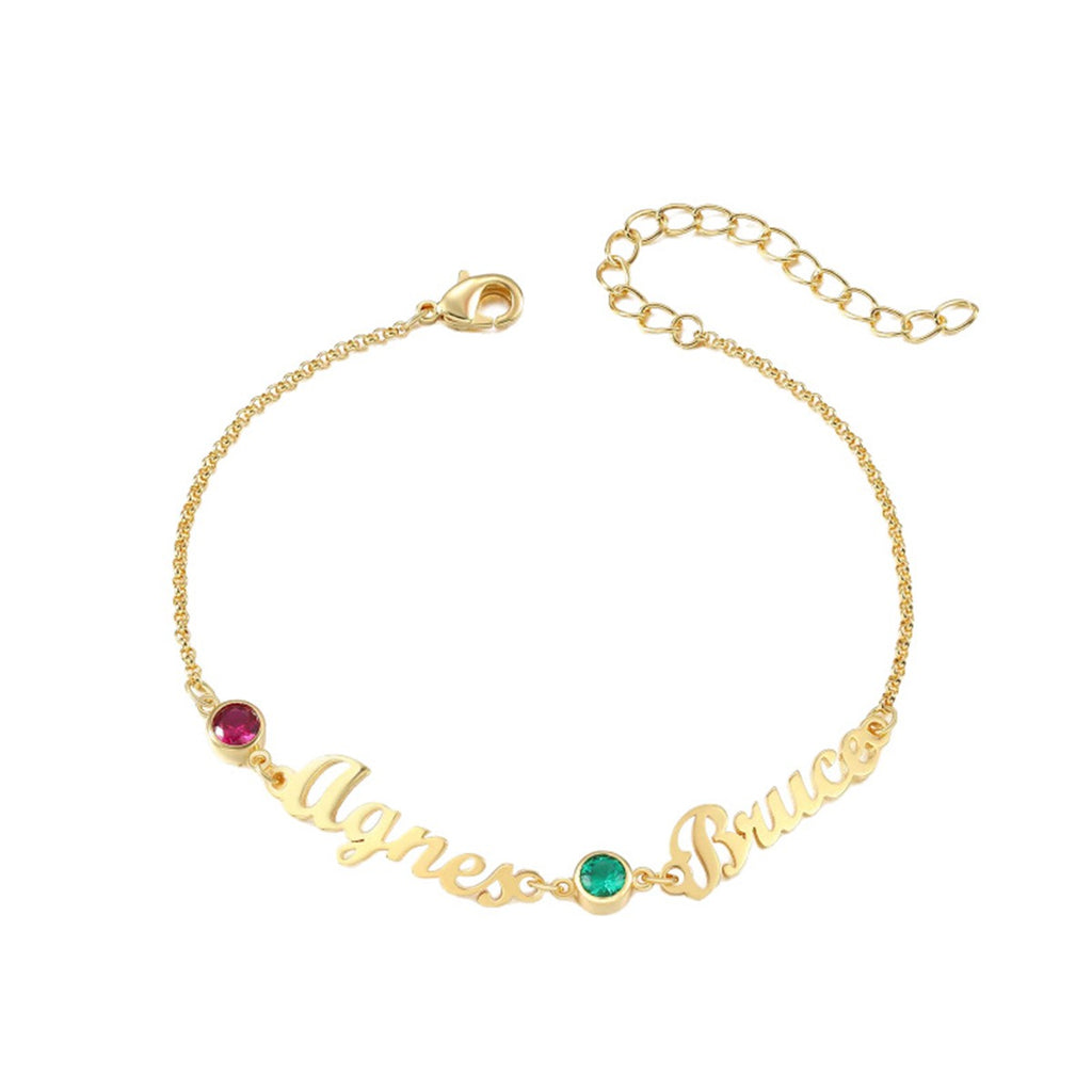 custom bracelet,custom name bracelet, birthstone bracelet