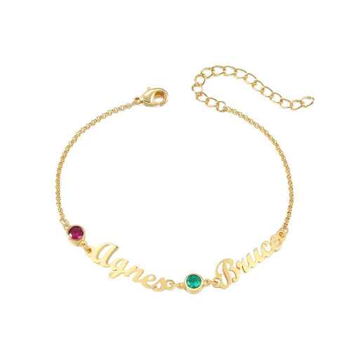 custom bracelet,custom name bracelet, birthstone bracelet