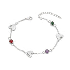 personalized bracelet. personalized name bracelet, personalized birthstone bracelet