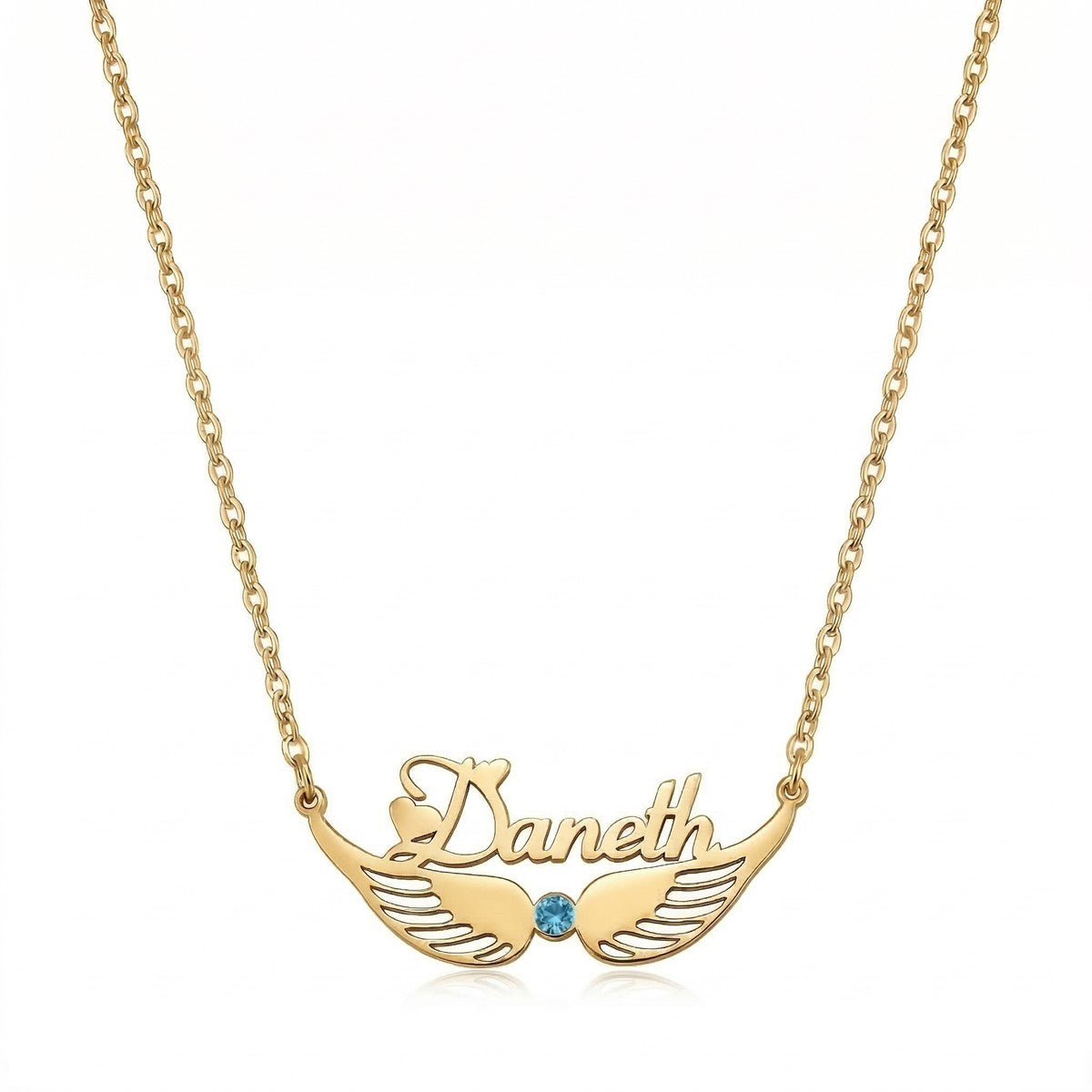 custom necklace, name necklace, birthstone necklace