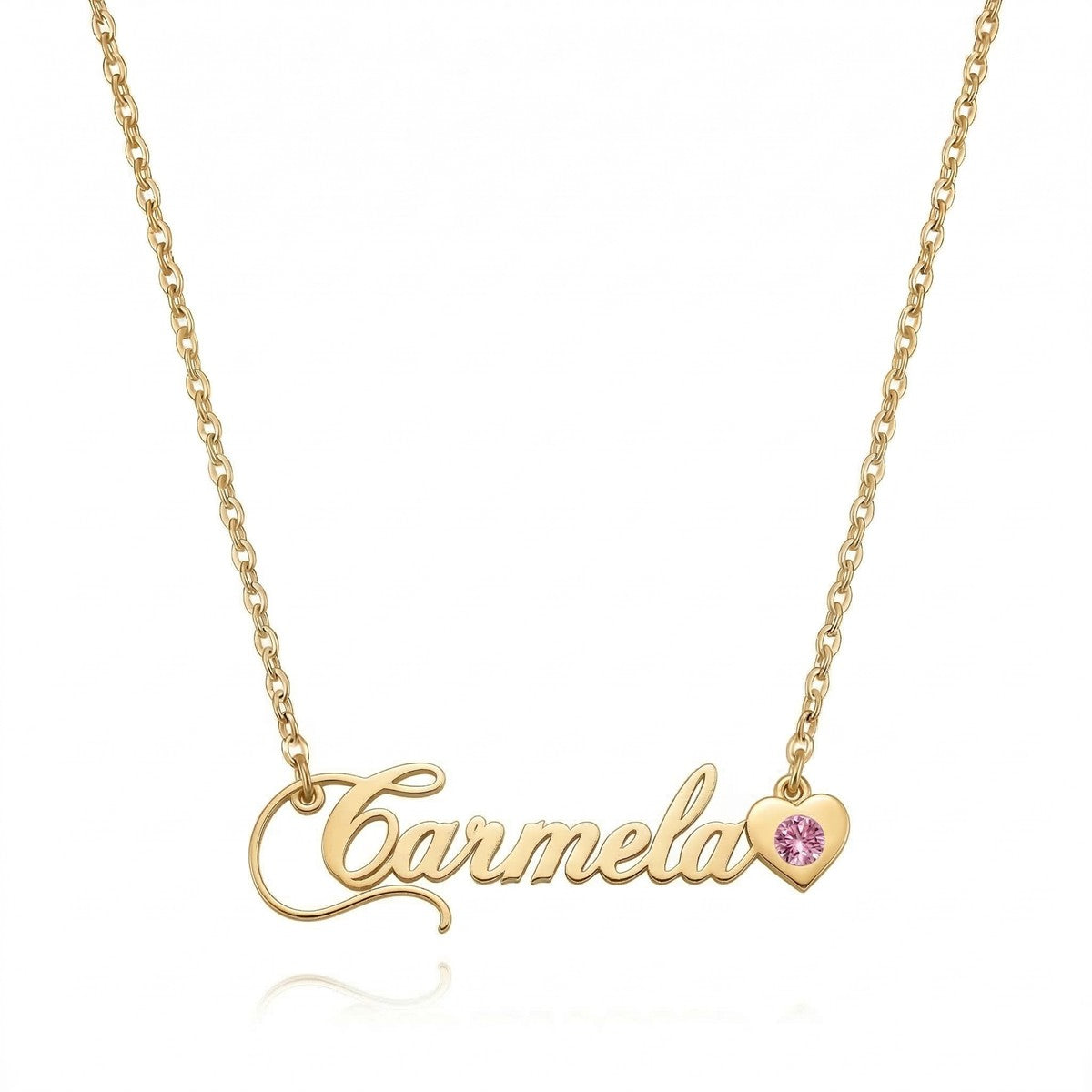 custom necklace, name necklace, birthstone necklace