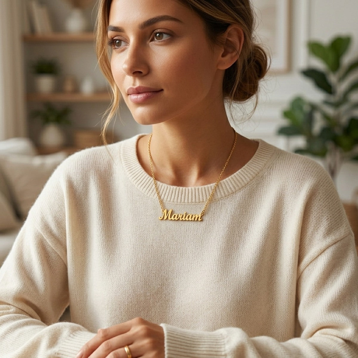 Personalized Name Necklace - Custom Jewelry - Gold/Silver/Rose Gold - Gift For Mom/Grandmother/Girlfriend - #Tagonix1471