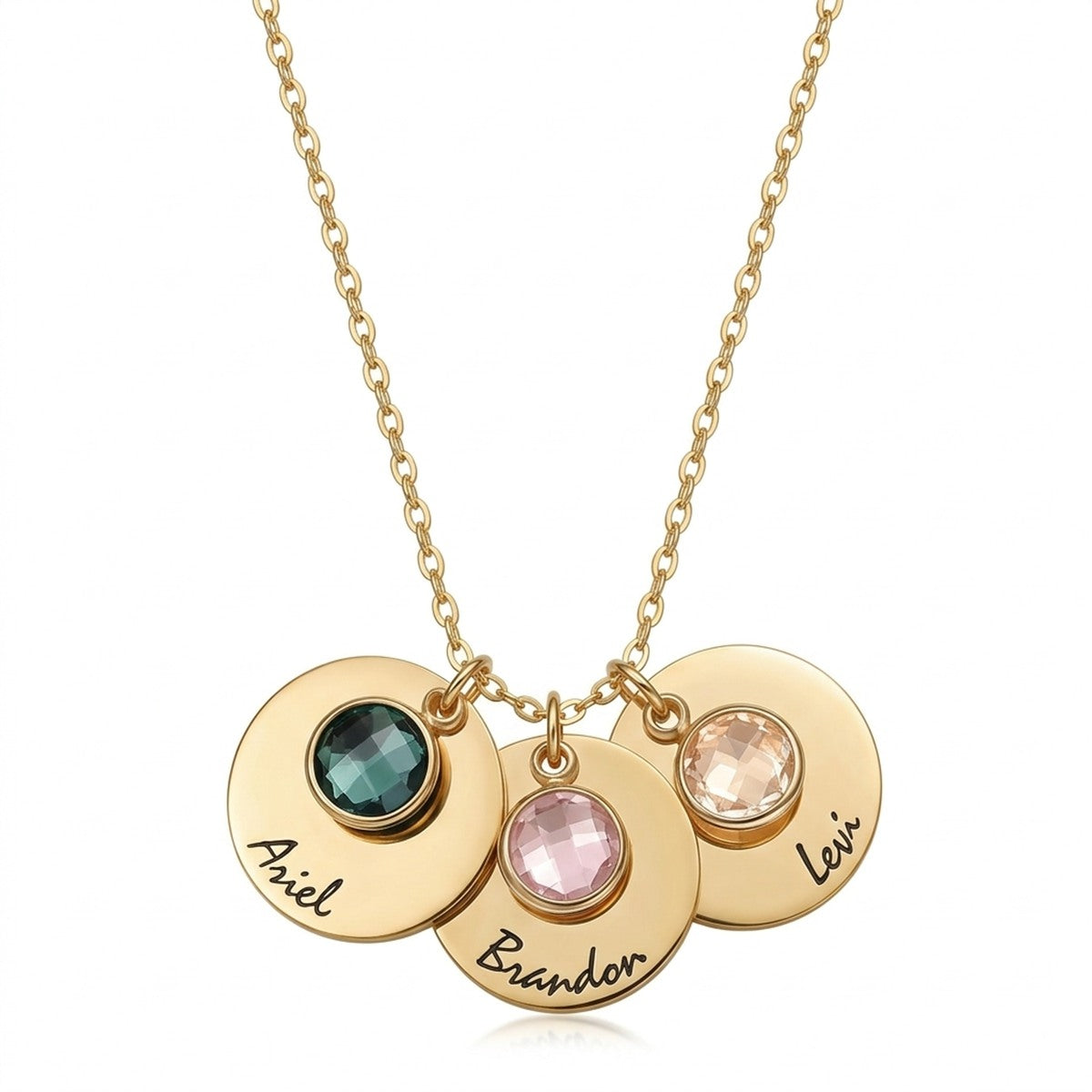 custom necklace, name necklace, birthstone necklace